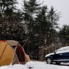 캠핑 Snow Camping" : 용인 솔바람 캠핑장(미니카 캠핑장)