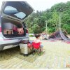 비 오는 날의 캠핑. 칠곡보오토캠핑장.(2020.6.13~6.14)