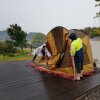 [시흥갯골캠핑장] 좌충우돌 첫캠핑  우리만의  텐트 치는법