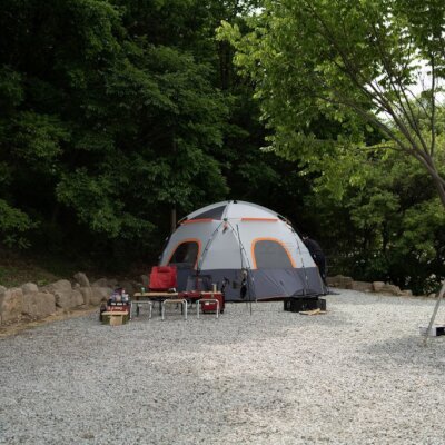 [253번째 캠핑후기] 상주 괴산 인근 속리산 사계절 캠핑장 나무 그늘이 좋은 사이트에서 1박 2일 캠핑