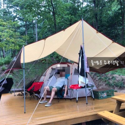 가족 캠핑 - #4 국립 화천숲속야영장