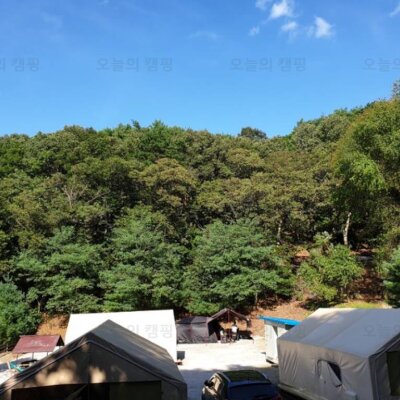 [연천캠핑장]  숲속의 쉼터 캠핑 후기 F5 (2021. 9)