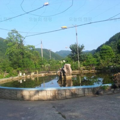 삼척 여행 두메관광농원 캠핑에 수영장까지