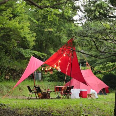 경남 조용한 숲속 캠핑장 ㅣ 오지캠핑 같은 "산청 금헌힐링캠프"