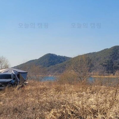 동계노지캠핑 - 여주 삼합리 남한강 노지캠핑02